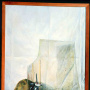 Dušan Jovanović <br>Still life with a cap, shell, glass and painting accessories, 1979 <br>Oil on canvas, 73.2 × 100 cm <br>Signed below on the right: Dušan Jovanović 79.